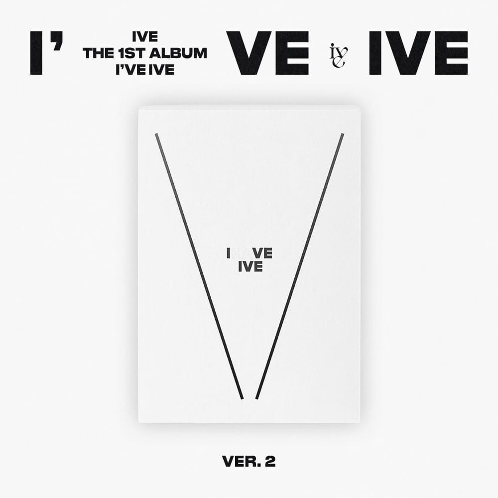IVE 1st Full Album I’VE IVE (VER.2) with Photobook, CD-R, Photocard, Sticker.