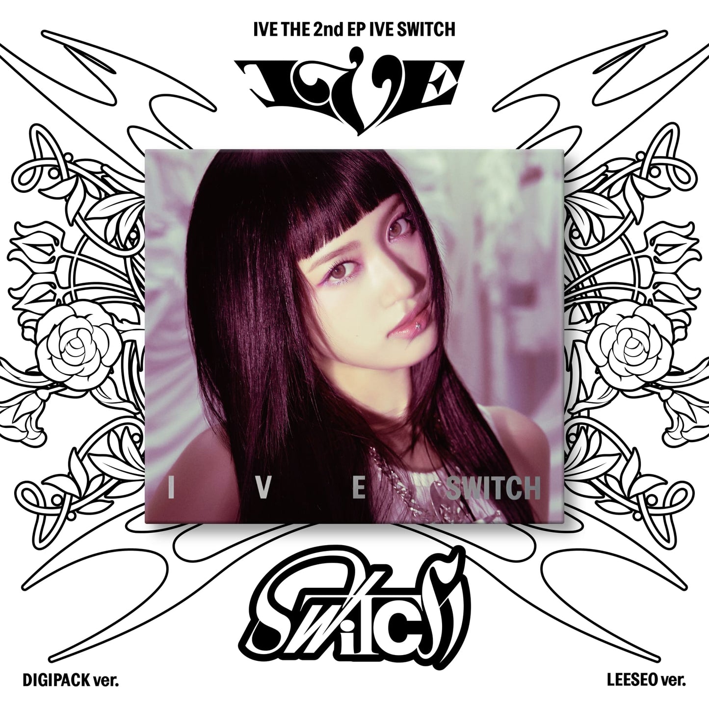 IVE 2nd EP Album IVE SWITCH DIGIPACK VER. (LEESEO VER.) with Photobook, CD-R, Photocard, Mini folded poster.