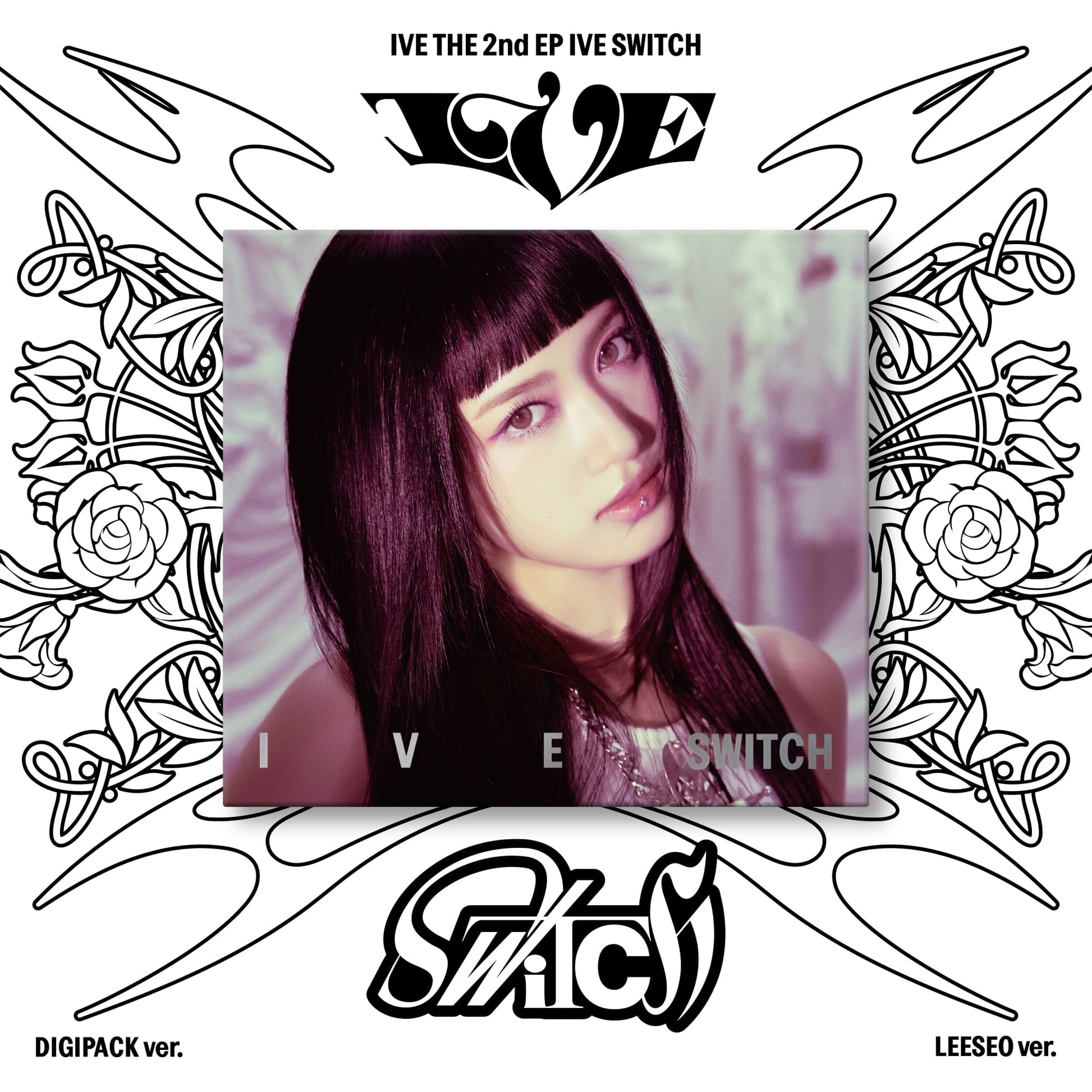 IVE 2nd EP Album IVE SWITCH DIGIPACK VER. (LEESEO VER.) with Photobook, CD-R, Photocard, Mini folded poster.