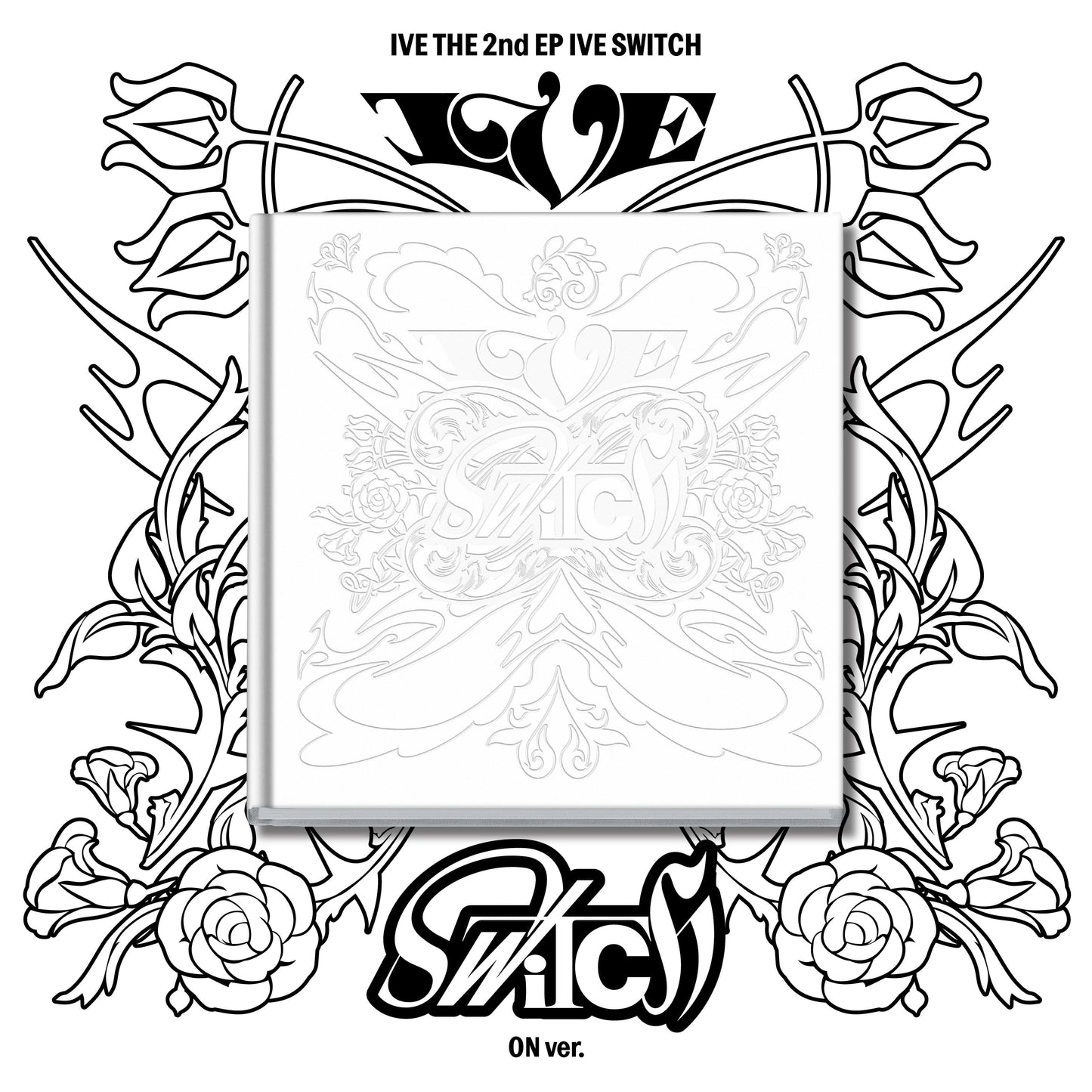 IVE 2nd EP Album IVE SWITCH (ON VER.) with Photobook, Photocard, CD-R, Folded heart card, Lenticular photocard, Folded poster.