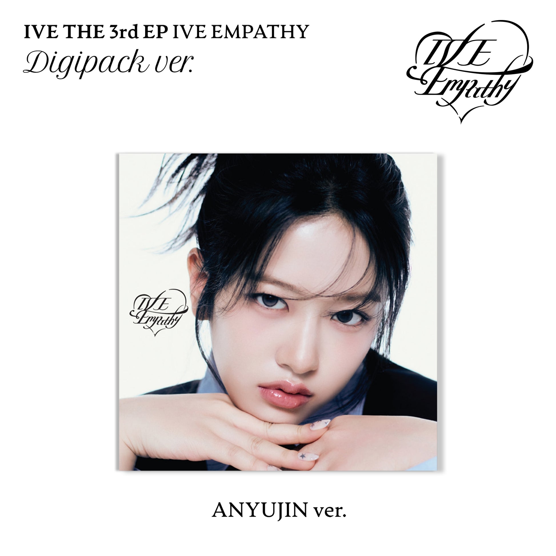 IVE 3rd EP Album IVE EMPATHY DIGIPACK VER. (ANYUJIN VER.) with Photobook, CD-R, Photocard, Mini folded poster.