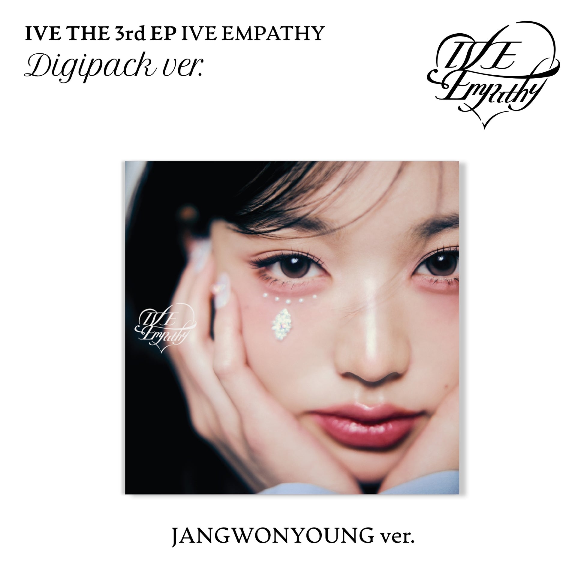 IVE 3rd EP Album IVE EMPATHY DIGIPACK VER. (JANGWONYOUNG VER.) with Photobook, CD-R, Photocard, Mini folded poster.
