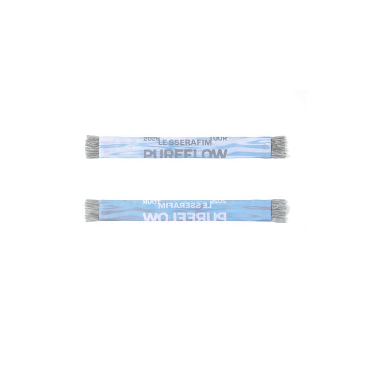 LE SSERAFIM - WORLD TOUR PUREFLOW OFFICIAL MERCH FIM'S CLUB SLOGAN MUFFLER