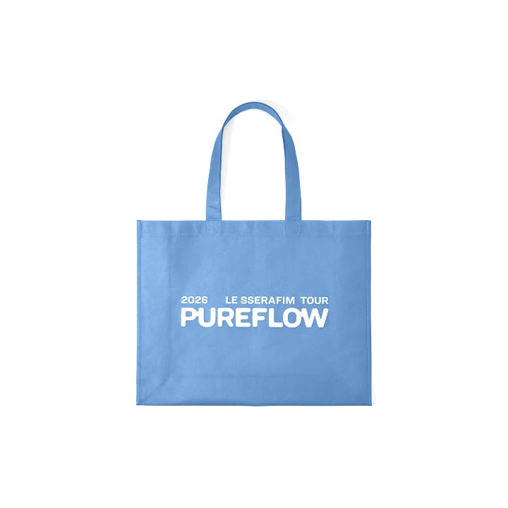 LE SSERAFIM - WORLD TOUR PUREFLOW OFFICIAL MERCH SHOPPER BAG