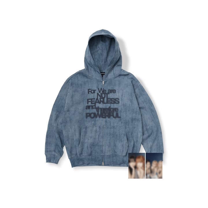 LE SSERAFIM - WORLD TOUR PUREFLOW OFFICIAL MERCH ZIP-UP HOODIE