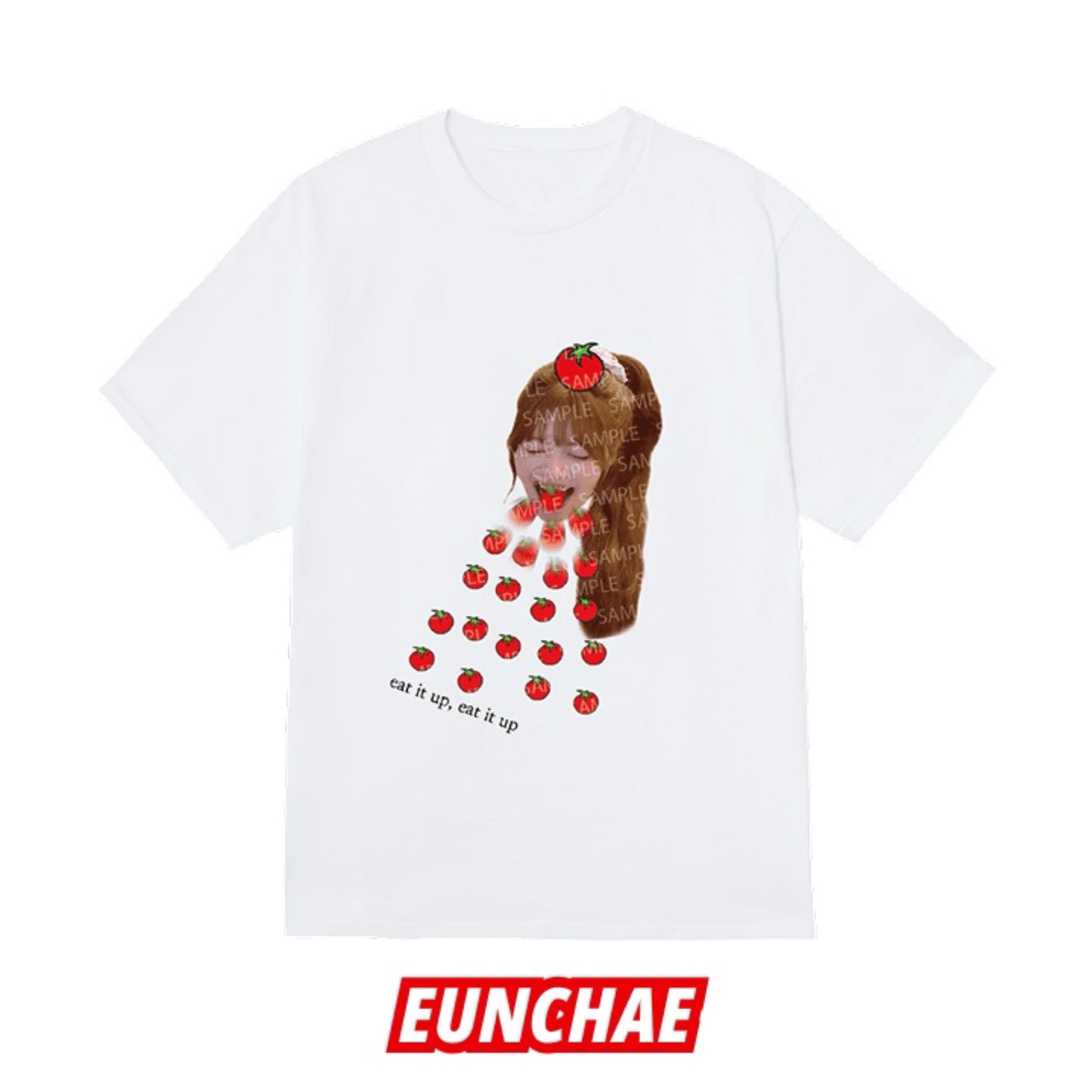 LE SSERAFIM - SPAGHETTI EAT IT UP T-SHIRT (EUNCHAE VER.)