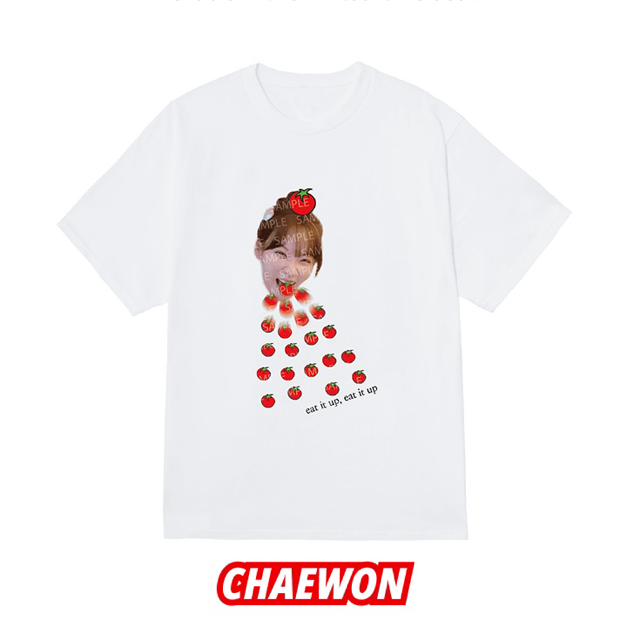 LE SSERAFIM - SPAGHETTI EAT IT UP T-SHIRT (CHAEWON VER.)