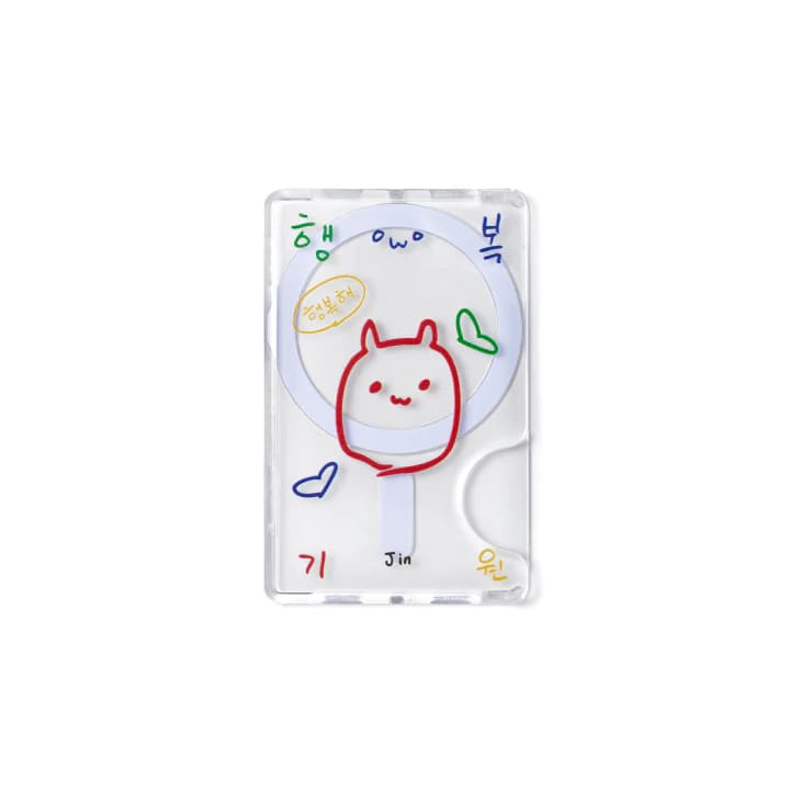 BTS JIN - RUNSEOKJIN OFFICIAL MERCH MAGNETIC CARD HOLDER VER.2