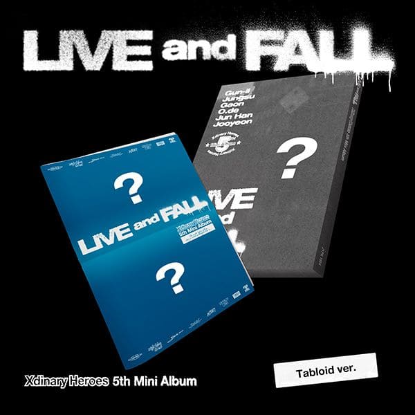 XDINARY HEROES - 5TH MINI ALBUM LIVE AND FALL (TABLOID VER.)