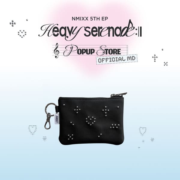 NMIXX - HEAVY SERENADE POP-UP STORE OFFICIAL MERCH MINI POUCH KEYRING