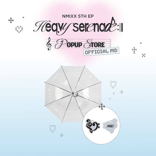 NMIXX - HEAVY SERENADE POP-UP STORE OFFICIAL MERCH UMBRELLA & UMBRELLA-RING SET