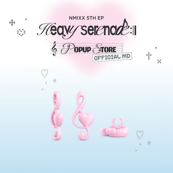 NMIXX - HEAVY SERENADE POP-UP STORE OFFICIAL MERCH WIRED EARPHONES ACCESSORIES