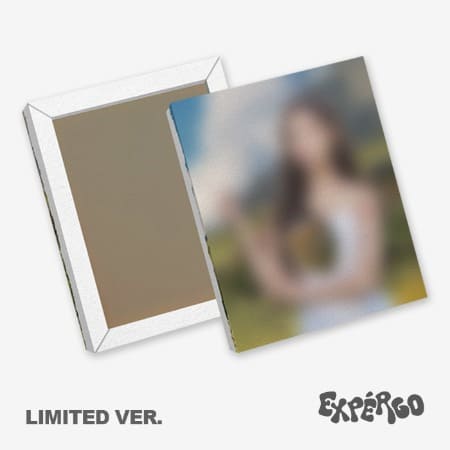 NMIXX 1st EP Album EXPÉRGO LIMITED VER. (Member Version Selectable) with Photobook, Bookmark, Character card, Sticker, Photocard, Story photo frame, Poster.