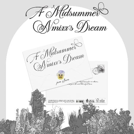 NMIXX 3rd Single Album A Midsummer NMIXX's Dream Digipack version (Member Version Selectable) with Invitation card, Postcards, Photocard, Lyrics paper.