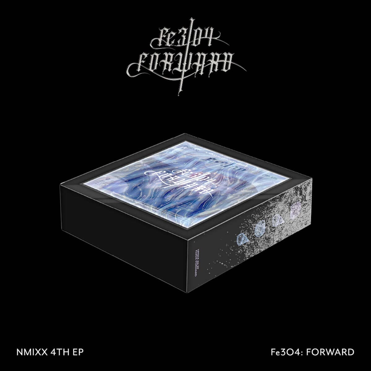 NMIXX 4th EP Album Fe3O4: FORWARD Limited Ver. with Booklet, Tray, Flip book, Film postcard, Photocards, Unit photocard.