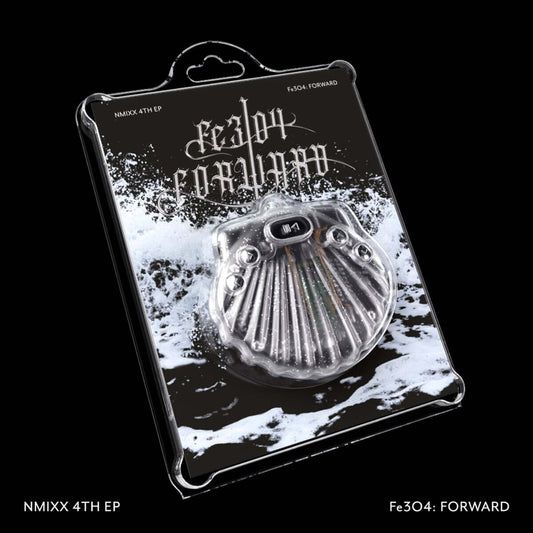 NMIXX 4th EP Album Fe3O4: FORWARD Shell Ver. with MP3, Digital photo, Stamp sticker, Photocard set.