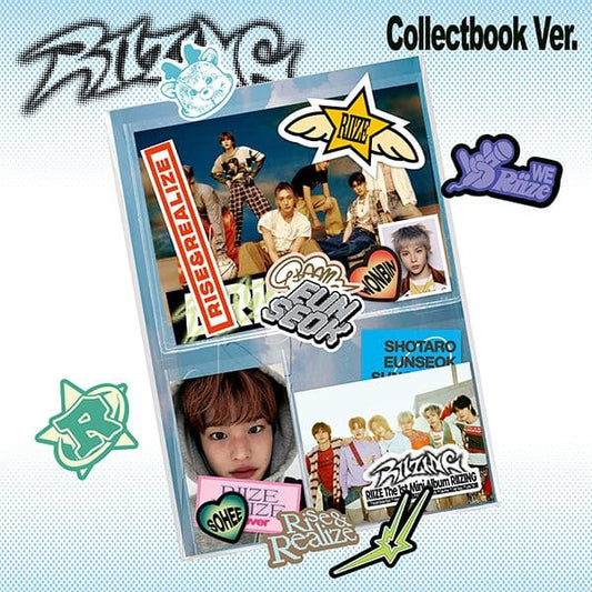 RIIZE 1st Mini Album RIIZING (COLLECT BOOK VER.) with Photobook, Decoration pack, Portrait photo, CD-R, Photocard.