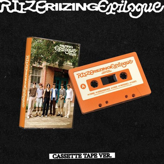 RIIZE 1st Mini Album RIIZING : Epilogue (CASSETTE TAPE VER.) with Cassette Tape, Lyrics paper, Photocard.