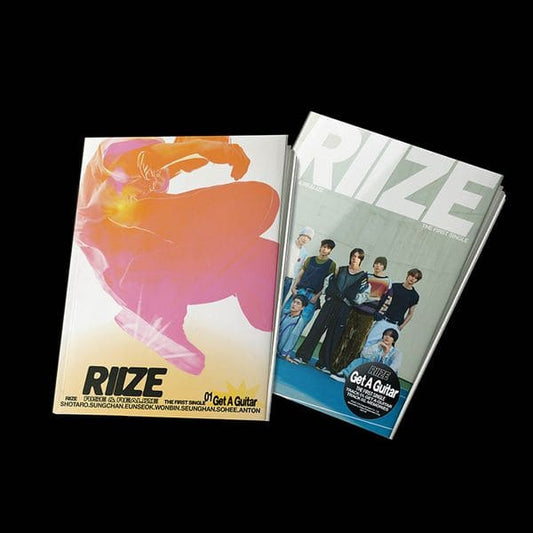 RIIZE 1st Single Album GET A GUITAR
(RISE / REALIZE VER.) with Booklet, CD-R, Folded poster, Photocard.