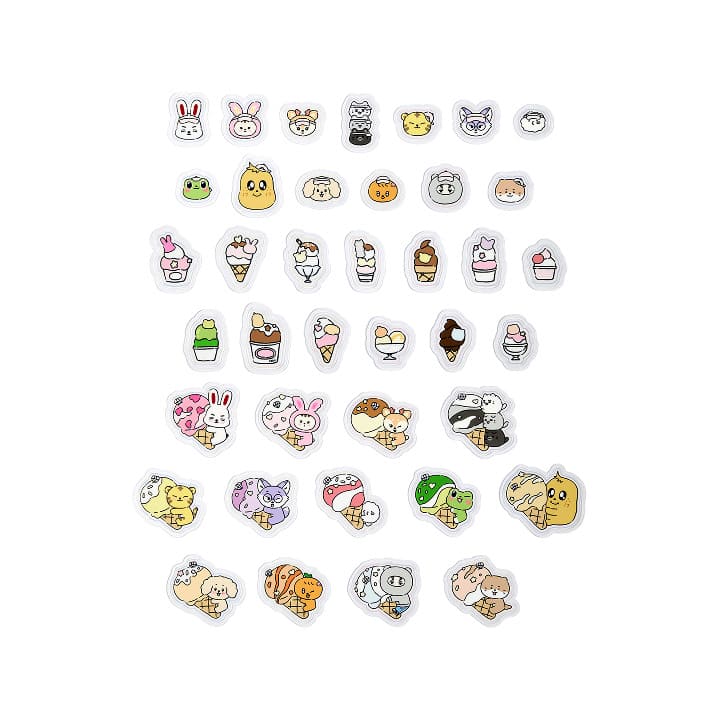 SEVENTEEN MINITEEN - ICE CREAM WITH MINITEEN OFFICIAL MERCH STICKER SET
