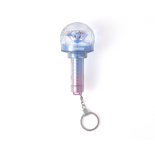 SEVENTEEN Official Light Stick Ver.3 10th Anniversary Keyring (Seventeen 10th Anniversary Carat Bong Keyring)
