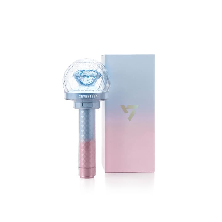 SEVENTEEN Official Light Stick Ver.3 10th Anniversary (Seventeen 10th Anniversary Carat Bong Ver.3) with Dust bag, Strap.