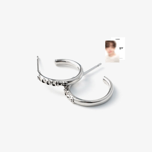 Seventeen 8th Anniversary Earrings Official MD S.COUPS Earrings with Photocard.