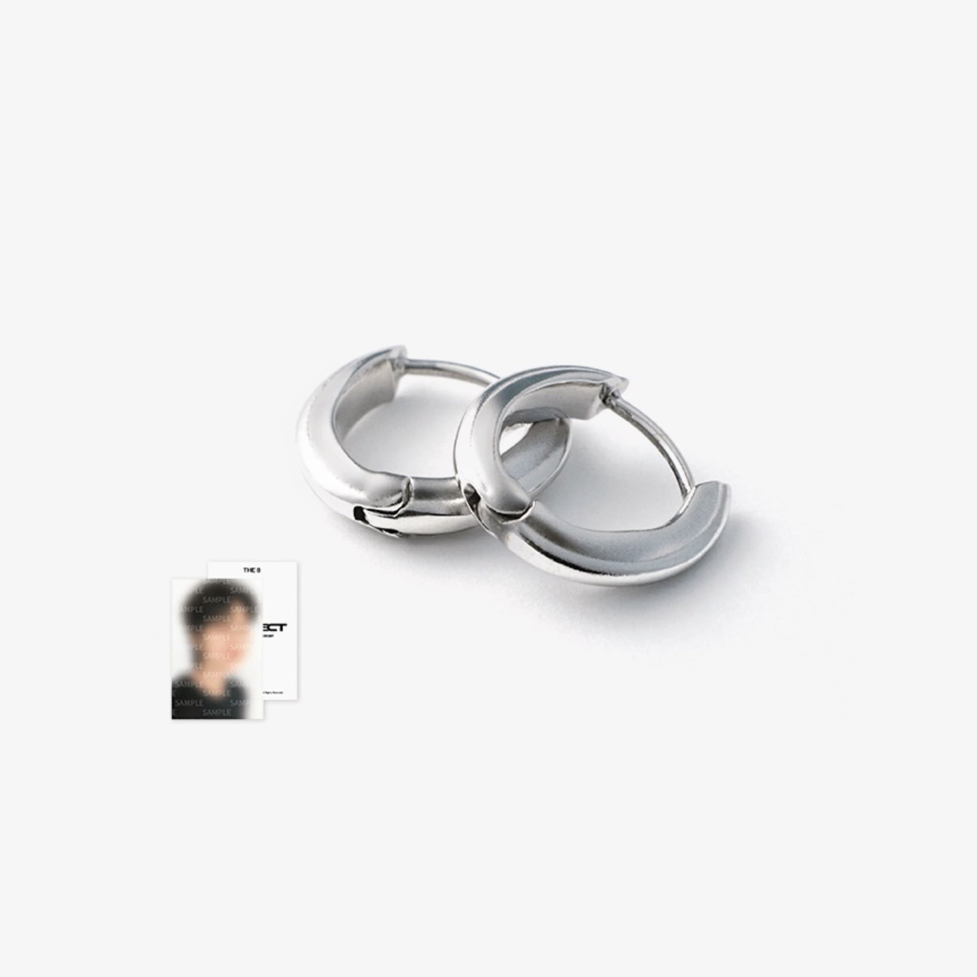 Seventeen 8th Anniversary Earrings Official MD THE 8 Earrings with Photocard.