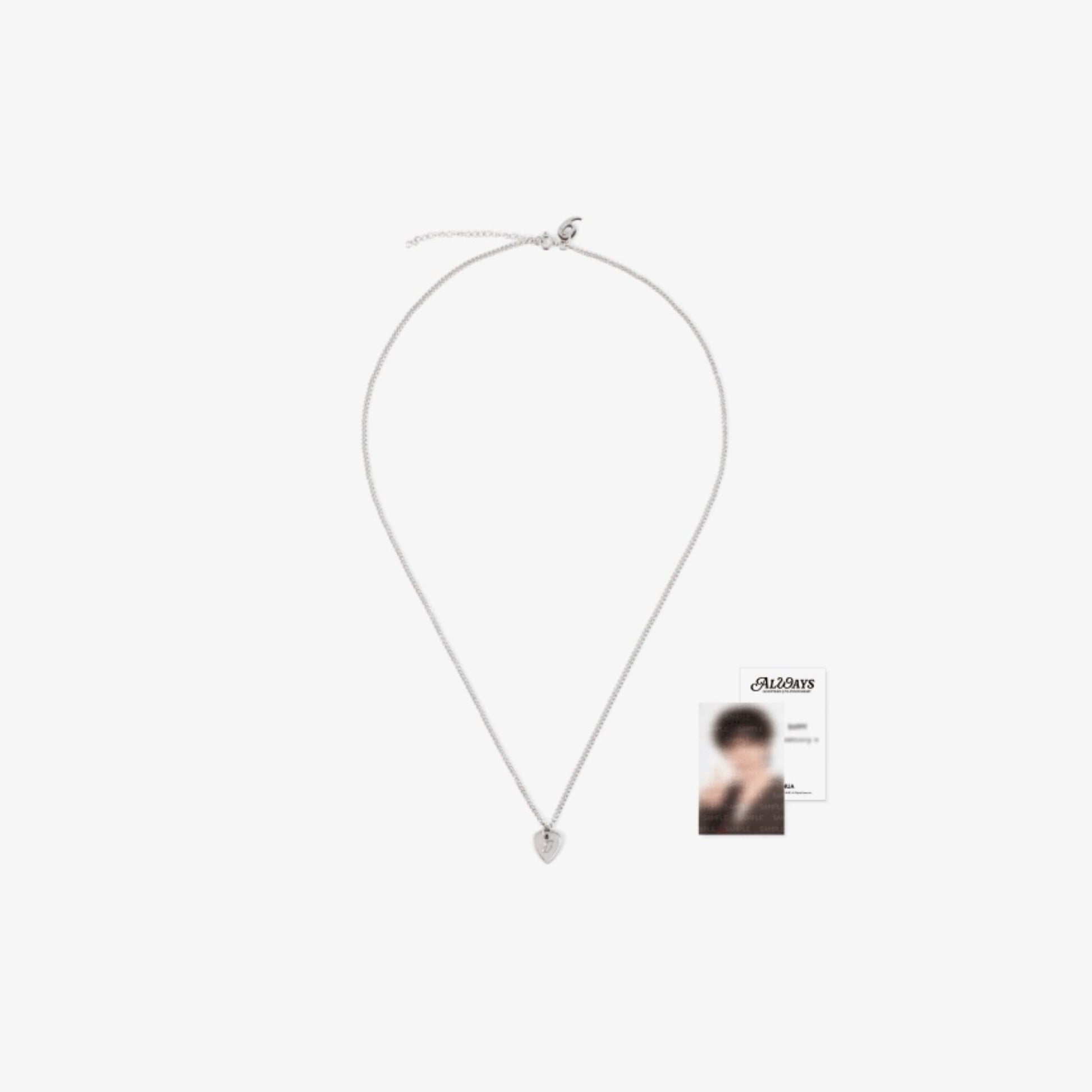 Seventeen 9th Anniversary ALWAYS Official MD JOSHUA Necklace with photocard.