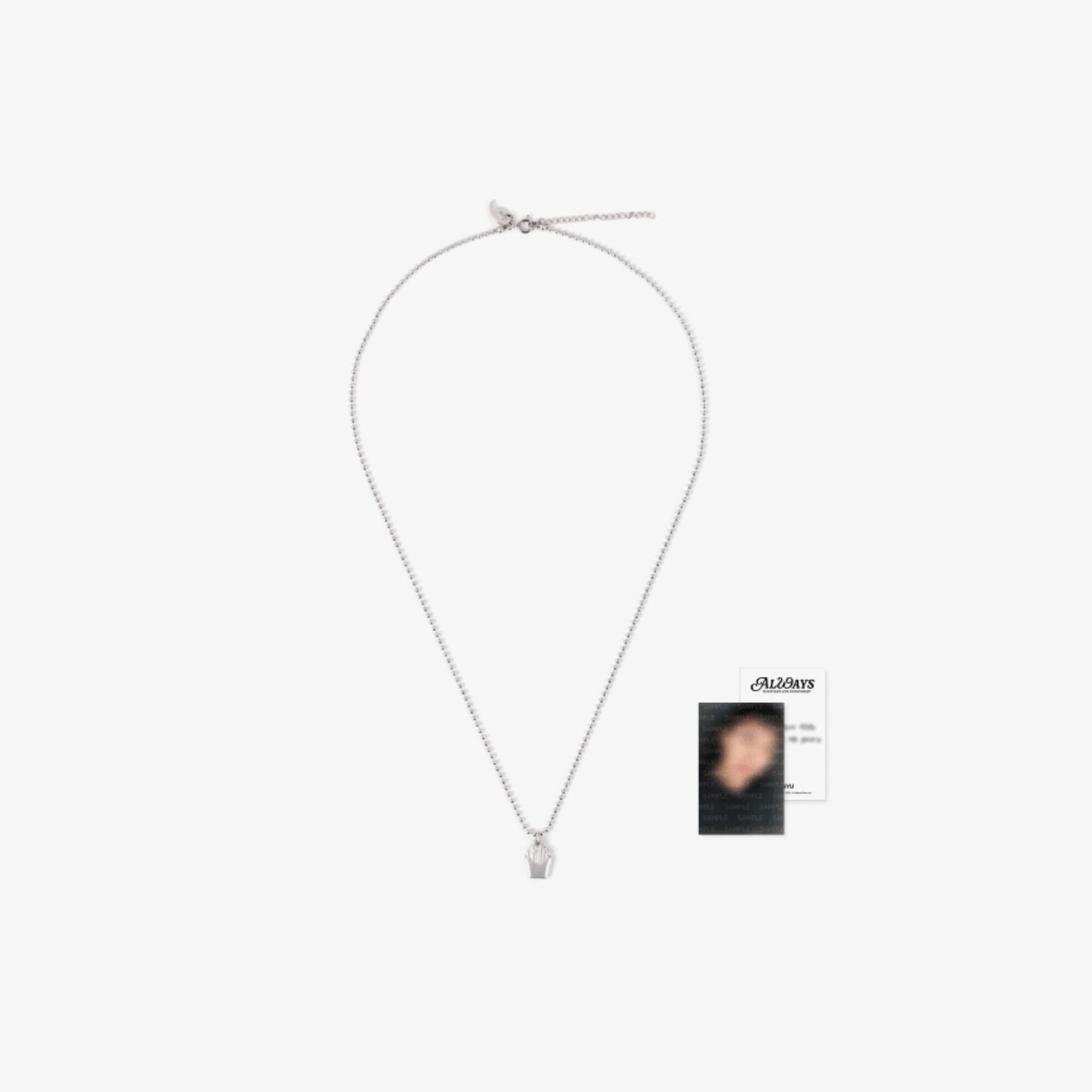 Seventeen 9th Anniversary ALWAYS Official MD MINGYU Necklace with photocard.