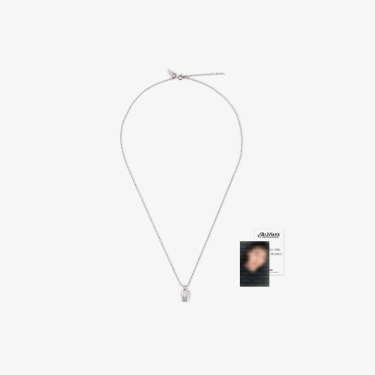 Seventeen 9th Anniversary ALWAYS Official MD MINGYU Necklace with photocard.