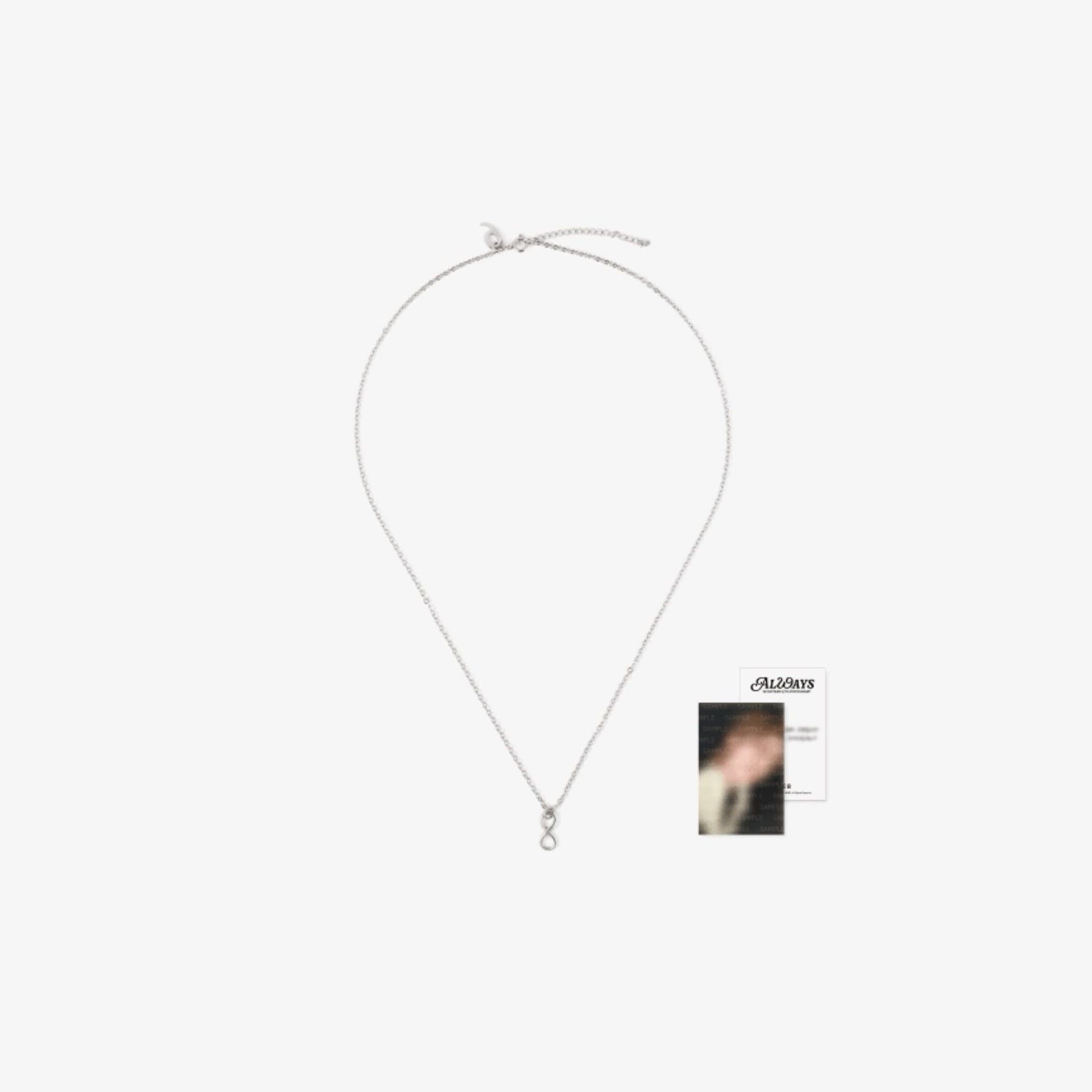Seventeen 9th Anniversary ALWAYS Official MD THE 8 Necklace with photocard.