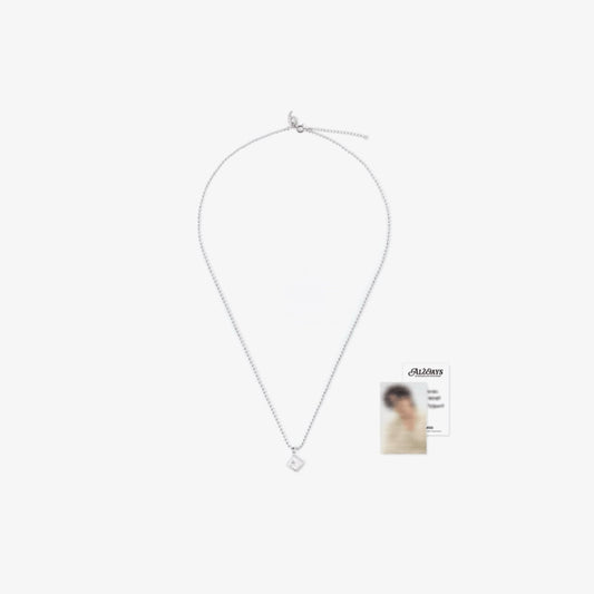 Seventeen 9th Anniversary ALWAYS Official MD WONWOO Necklace with photocard.