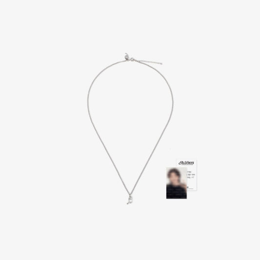 Seventeen 9th Anniversary ALWAYS Official MD WOOZI Necklace with photocard.