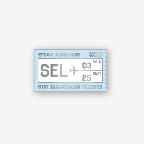 STRAY KIDS - SKZOO EVERYWHERE ALL AROUND THE WORLD OFFICIAL MERCH METAL BADGE (SEOUL VER.)