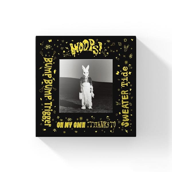 WOODZ 2nd Mini Album WOOPS! (ALLERGY VER.) with Booklet, CD-R, Photo set, Photobook, Sticker, Photocard, Behind book, Flip book, Limited photocard, Polaroid, Poster.