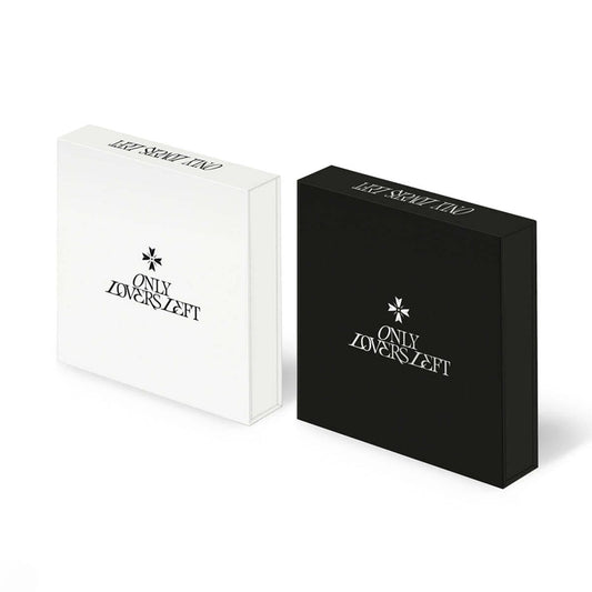 WOODZ 3rd Mini Album ONLY LOVERS LEFT (WHITE / BLACK VER.) with Booklet, CD-R, Sticker, Postcard, Lyrics bookmark, Photocard, Message photocard, Folded poster, Hologram photocard, Polaroid.