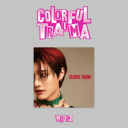 WOODZ 4th Mini Album COLORFUL TRAUMA DIGIPACK VER. (LIMITED EDITION) with Booklet, CD-R, Sticker, Photocard, Folded poster.