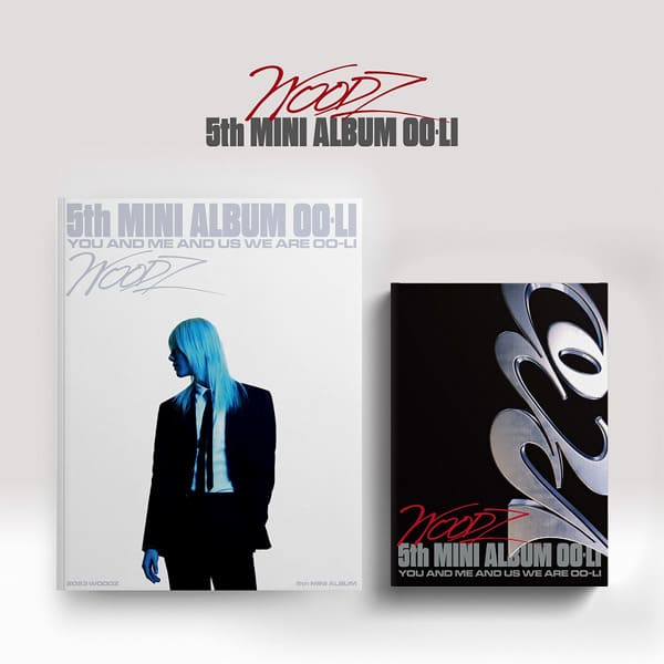 WOODZ 5th Mini Album OO-LI (FREE / CONTROL VER.) with Photobook, CD-R, Book marker, Lenticular postcard, Folded poster, Photocard, Hologram photocard.