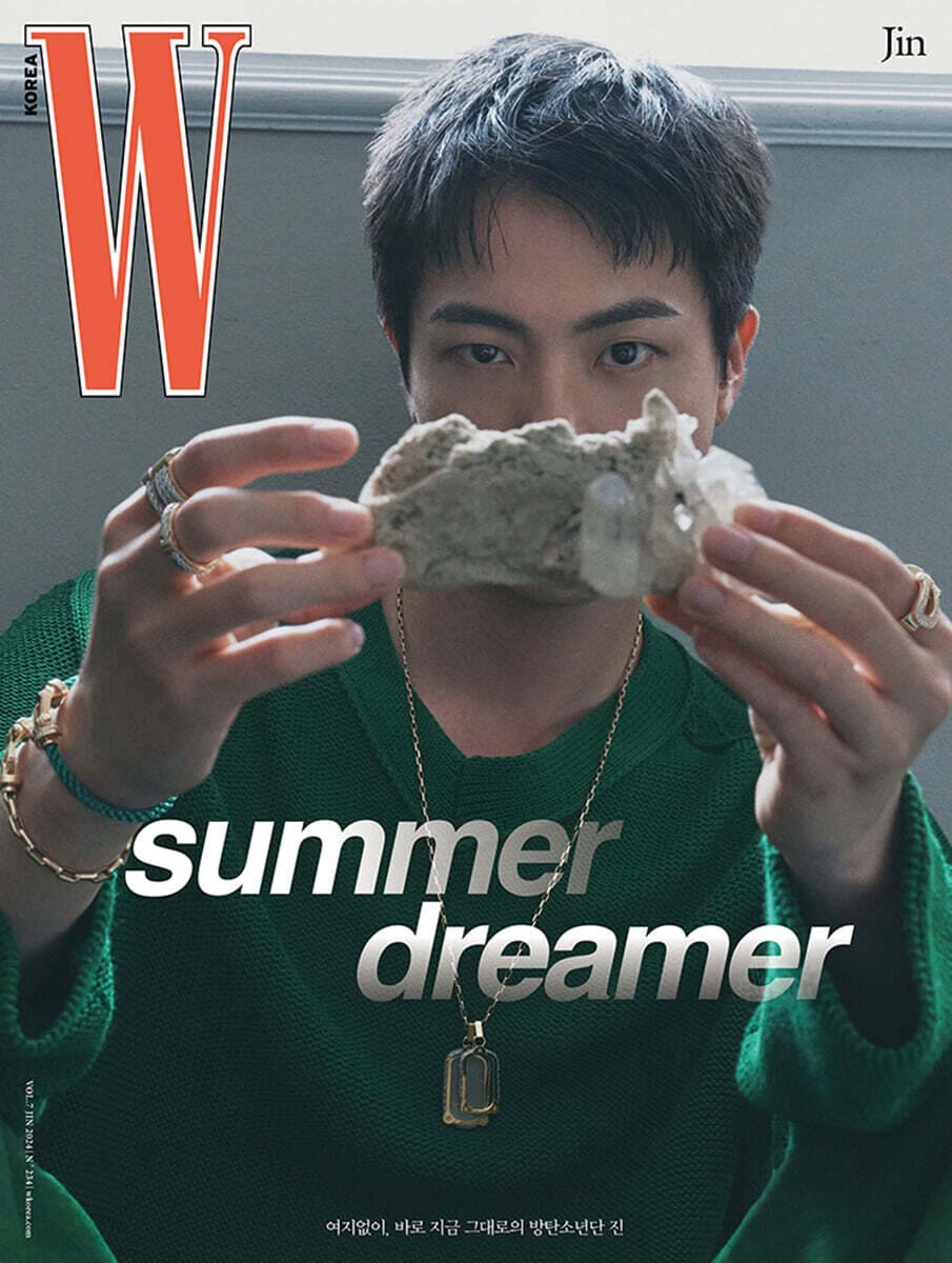 BTS Jin W Magazine 2024 July Issue BTS Jin Cover C Cover