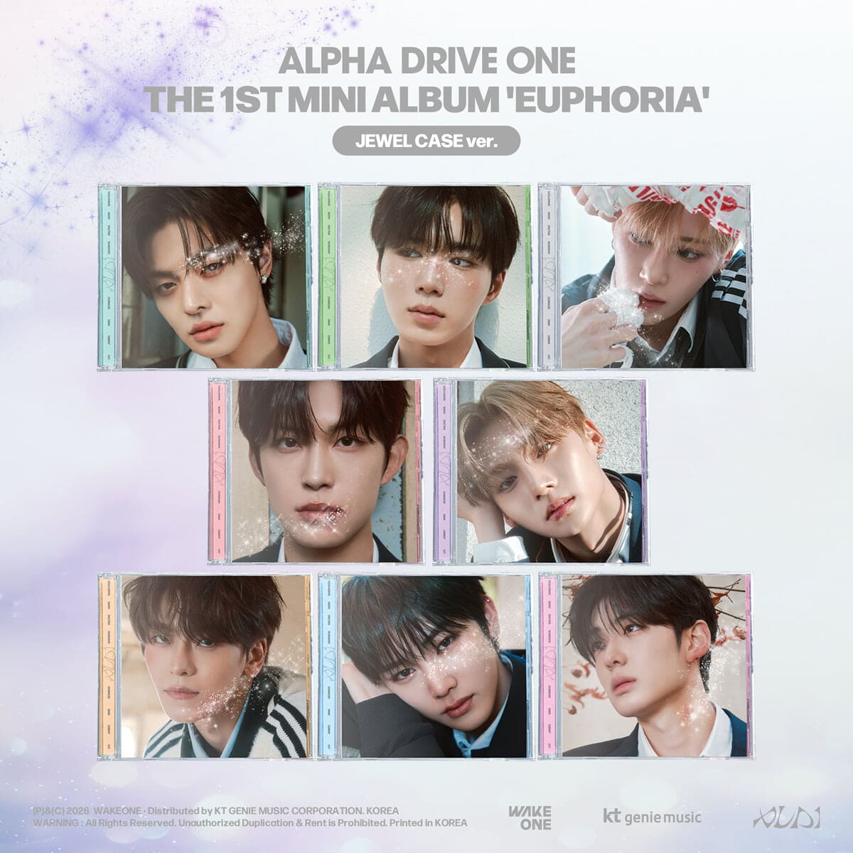 ALPHA DRIVE ONE - 1ST MINI ALBUM EUPHORIA (JEWEL CASE VER.)