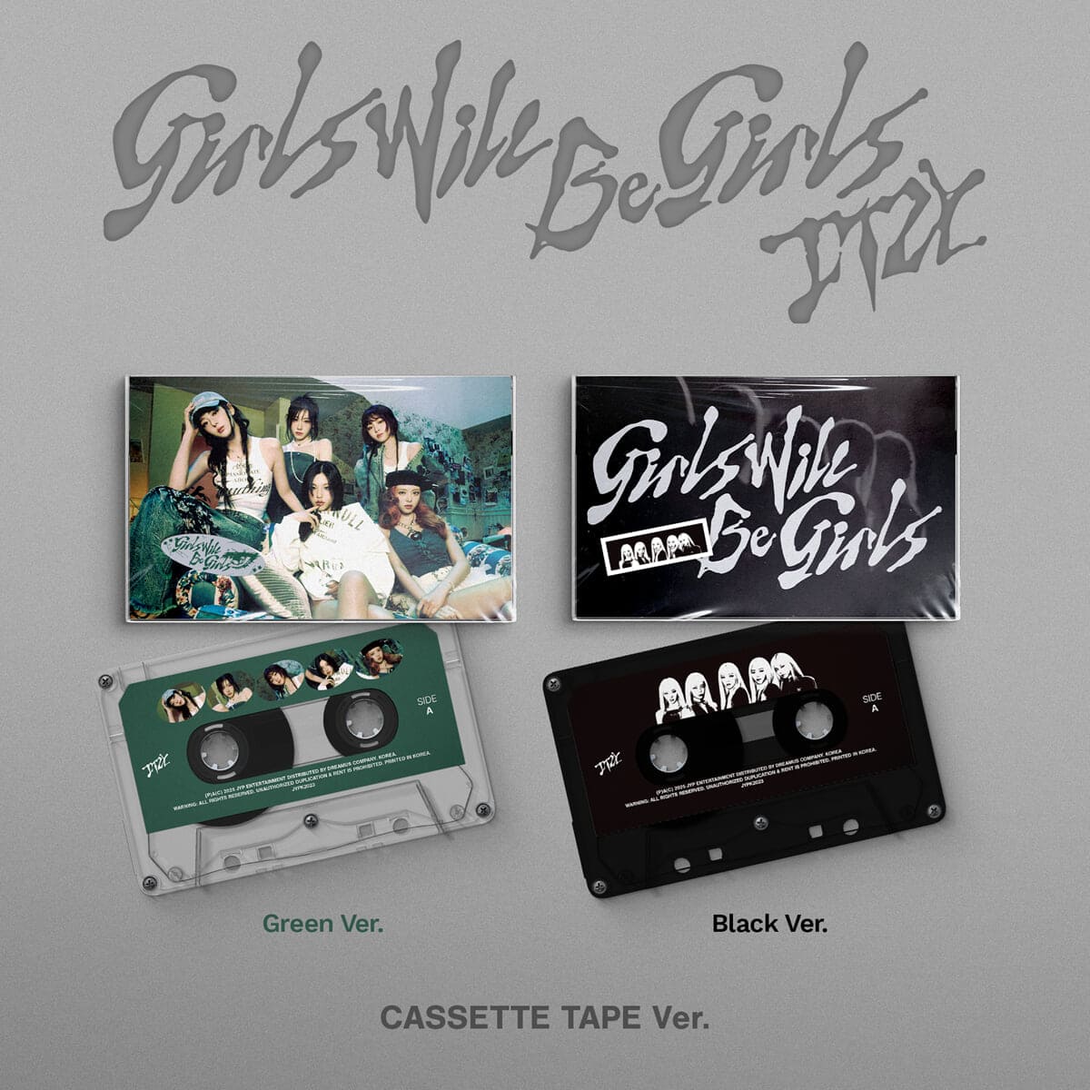 ITZY - 10TH MINI ALBUM GIRLS WILL BE GIRLS (CASSETTE TAPE VER.)