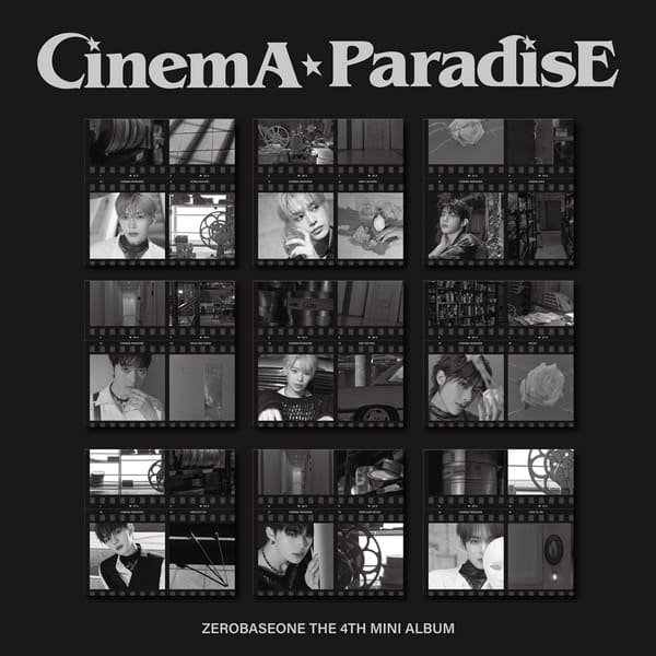 ZEROBASEONE 4th Mini Album CINEMA PARADISE DIGIPACK VER. (SUNG HAN BIN / KIM JI WOONG / ZHANG HAO / SEOK MATTHEW / KIM TAE RAE / RICKY / KIM GYU VIN / PARK GUN WOOK / HAN YU JIN VER.) with Photobook, CD-R, Folded poster, Film photo, Photocard, Sticker.