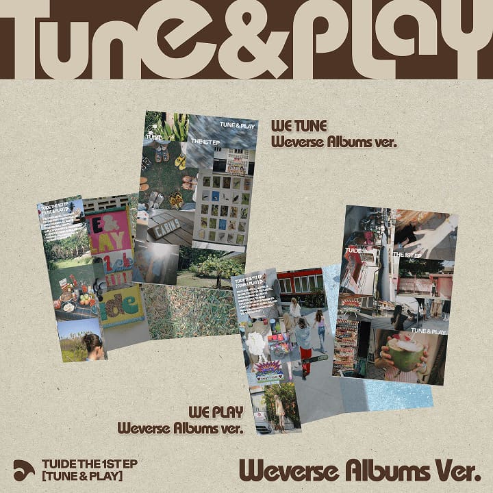 TUIDE - 1ST EP ALBUM TUNE & PLAY WEVERSE ALBUMS VER.