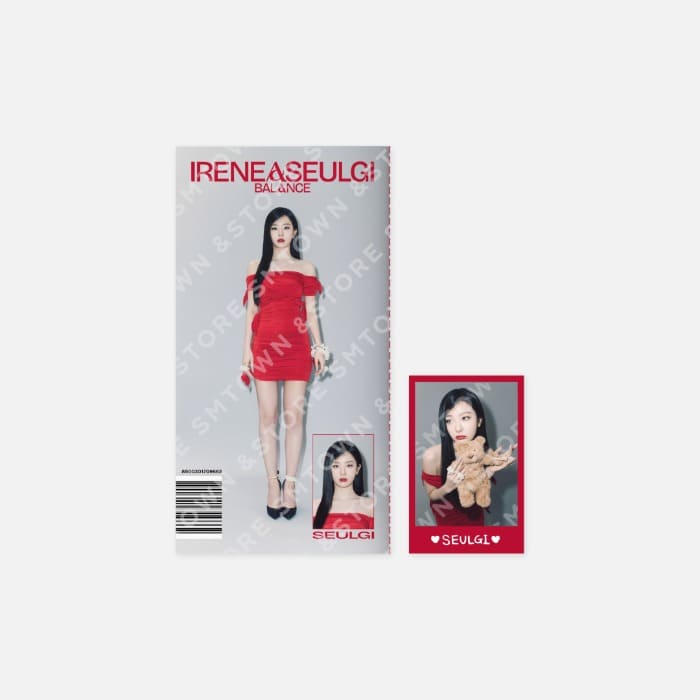 RED VELVET IRENE & SEULGI - 2025 CONCERT TOUR BALANCE OFFICIAL MERCH POSTCARD MAGAZINE SET