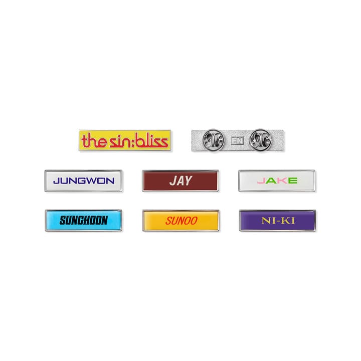 ENHYPEN - THE SIN : BLISS OFFICIAL MERCH PIN BADGE