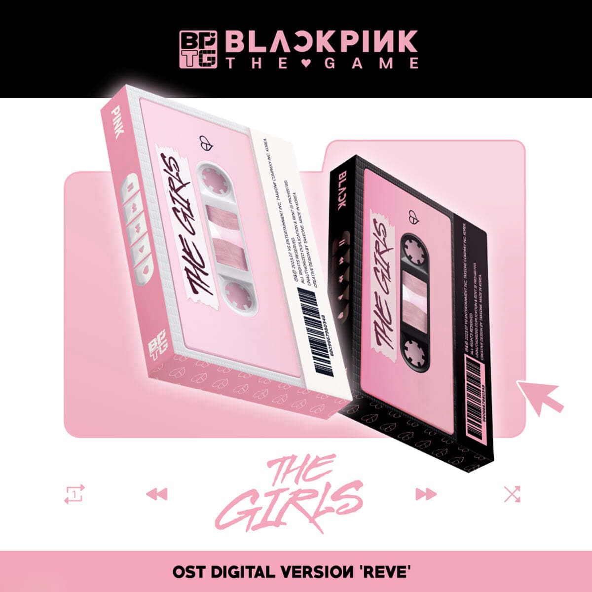BLACKPINK The Game OST The Girls Reve version with Photocards