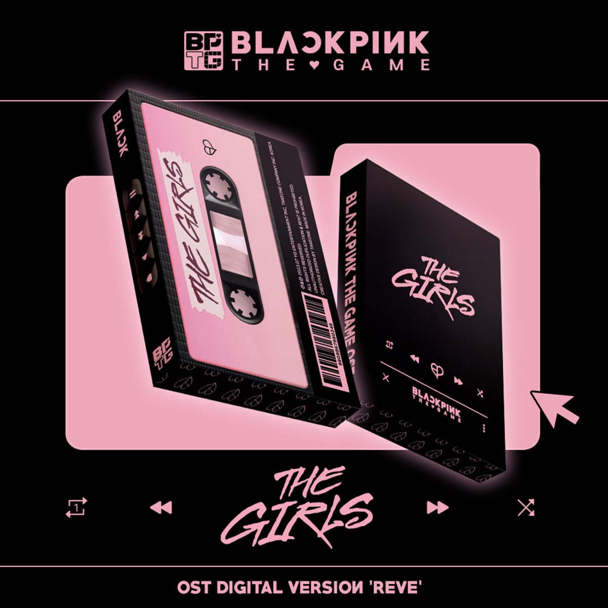 BLACKPINK The Game OST The Girls Reve version with Photocards