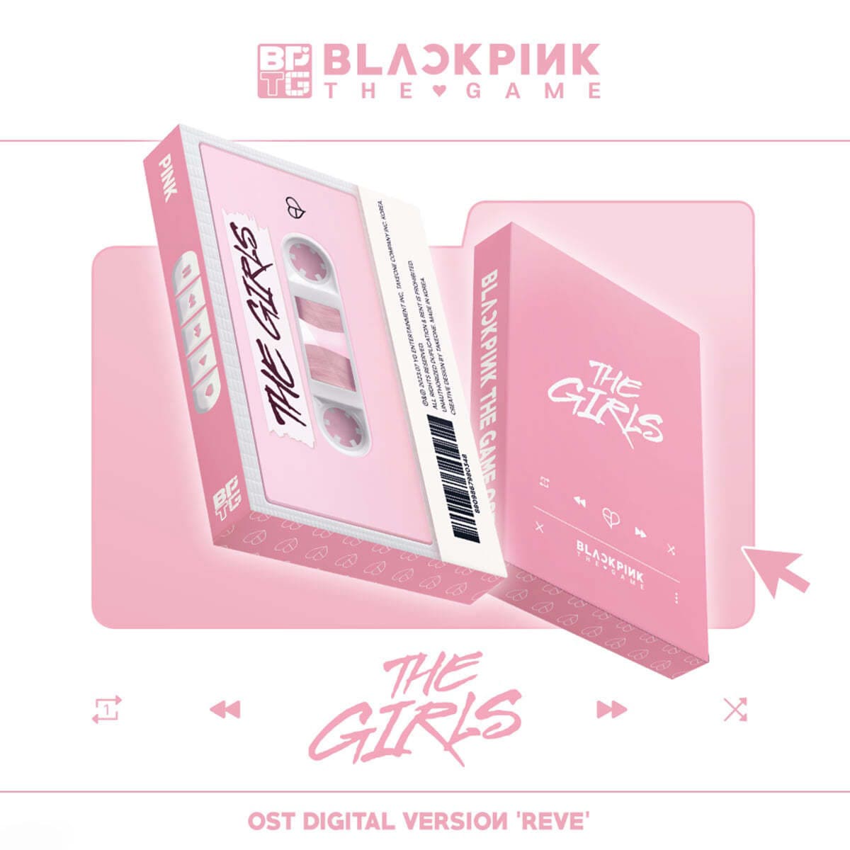 BLACKPINK The Game OST The Girls Reve version with Photocards