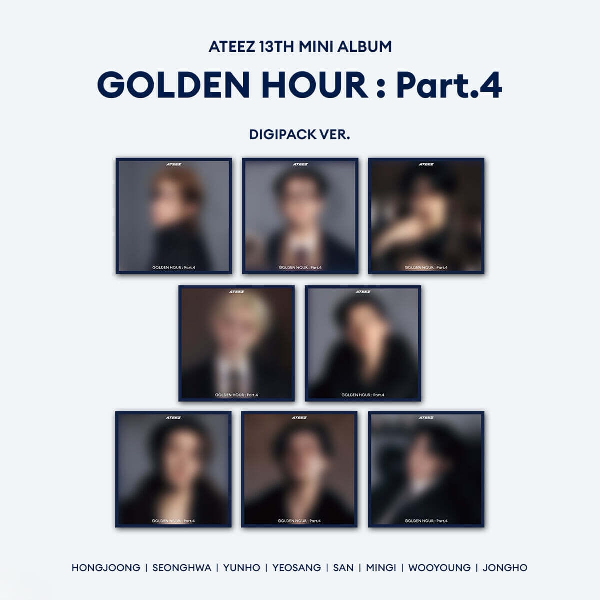 ATEEZ - 13TH MINI ALBUM GOLDEN HOUR : PART.4 (DIGIPACK VER.)